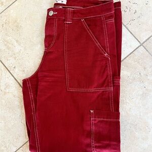 Red pants from Garage